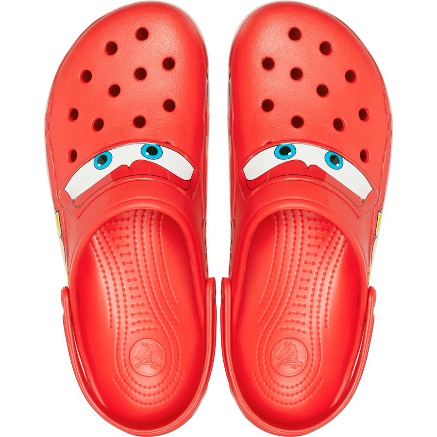 Red Disney/Pixar Lightning McQueen Adult Clog - Top - Crocs