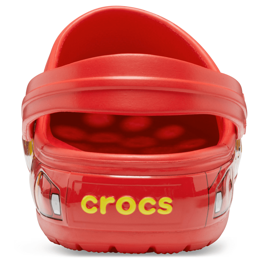 Red Disney/Pixar Lightning McQueen Adult Clog - Back - Crocs