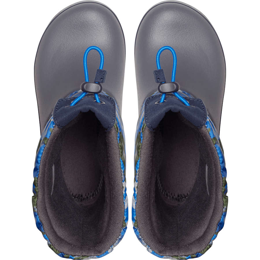 Army Green / Charcoal Kids’ Crocband™ LodgePoint Graphic Winter Boot - Bovenkant - Crocs
