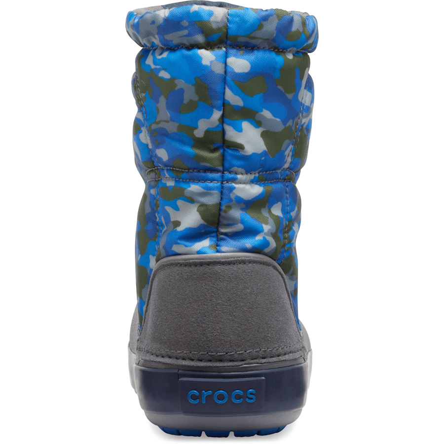 Army Green / Charcoal Kids’ Crocband™ LodgePoint Graphic Winter Boot - Terug - Crocs