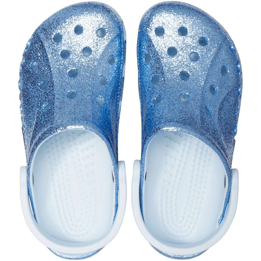 Mineral Blue Baya Glitter Clog - Top - Crocs