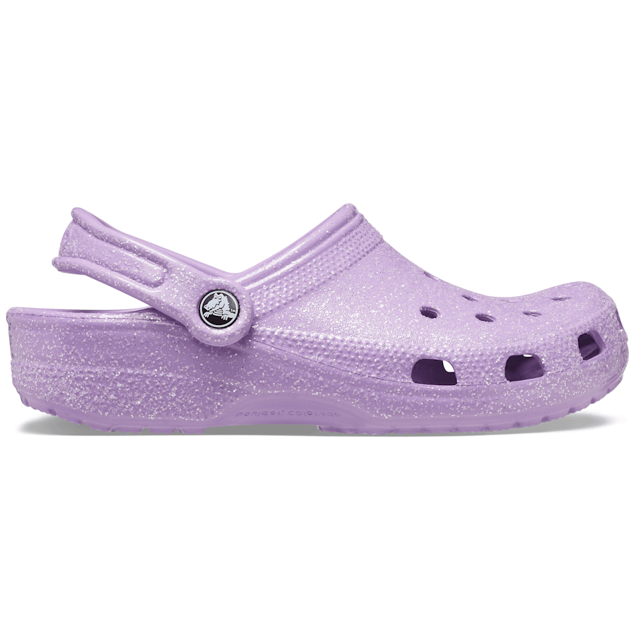 Orchid Classic Glitter Clog - Side - Crocs