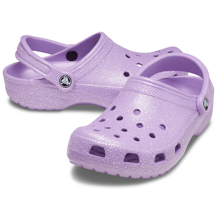 Orchid Classic Glitter Clog - Pair - Crocs