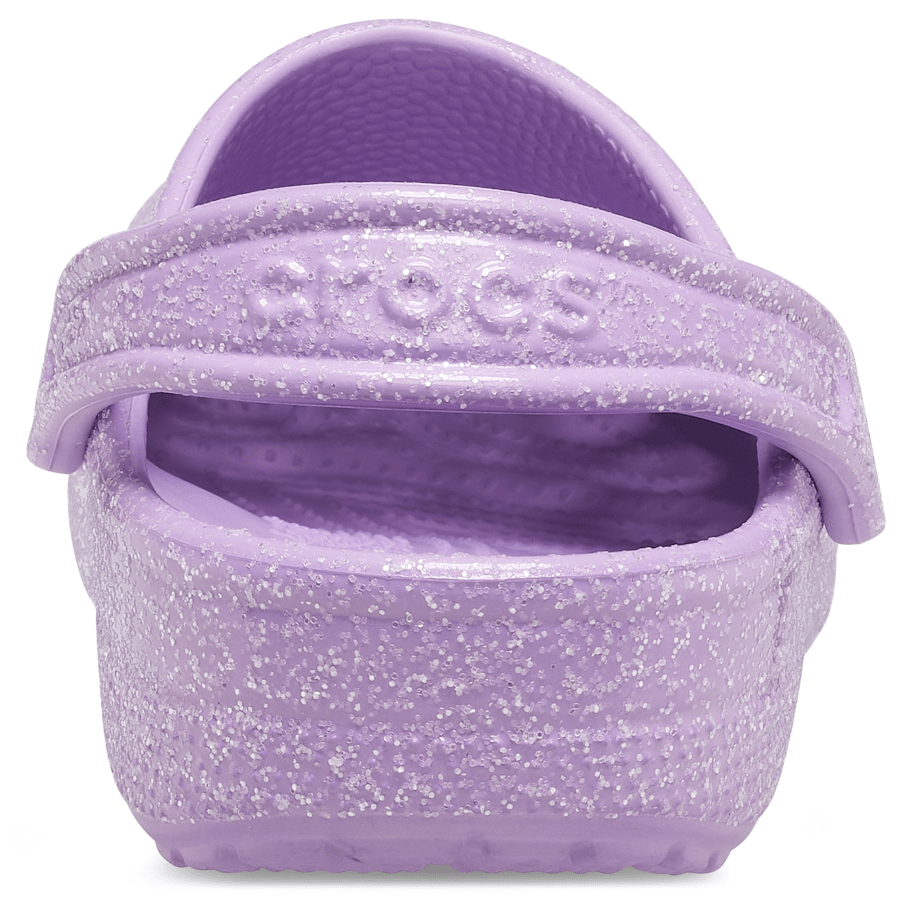 Orchid Classic Glitter Clog - Back - Crocs