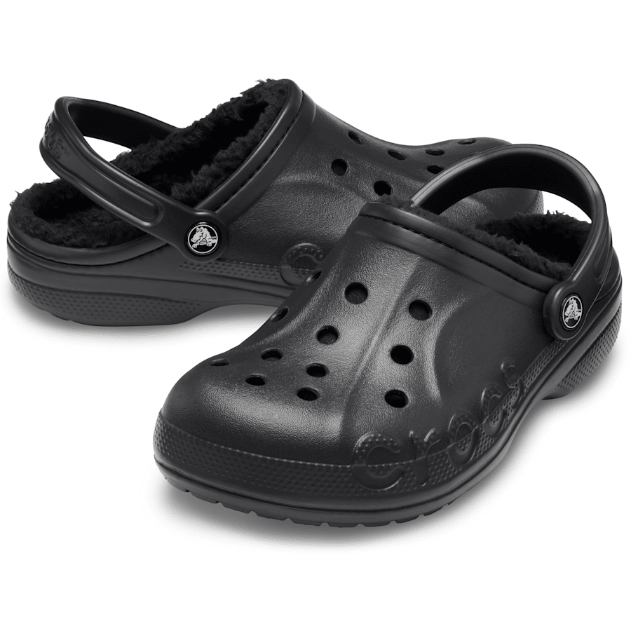 Black / Black Baya Lined Clog - Pair - Crocs