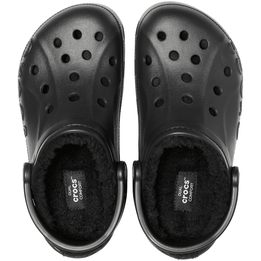 Black / Black Baya Lined Clog - Top - Crocs