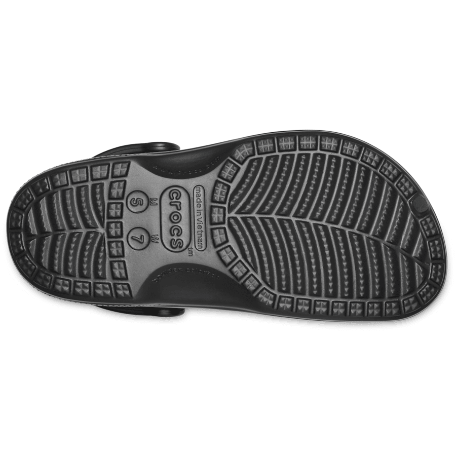 Black / Black Baya Lined Clog - Bottom - Crocs