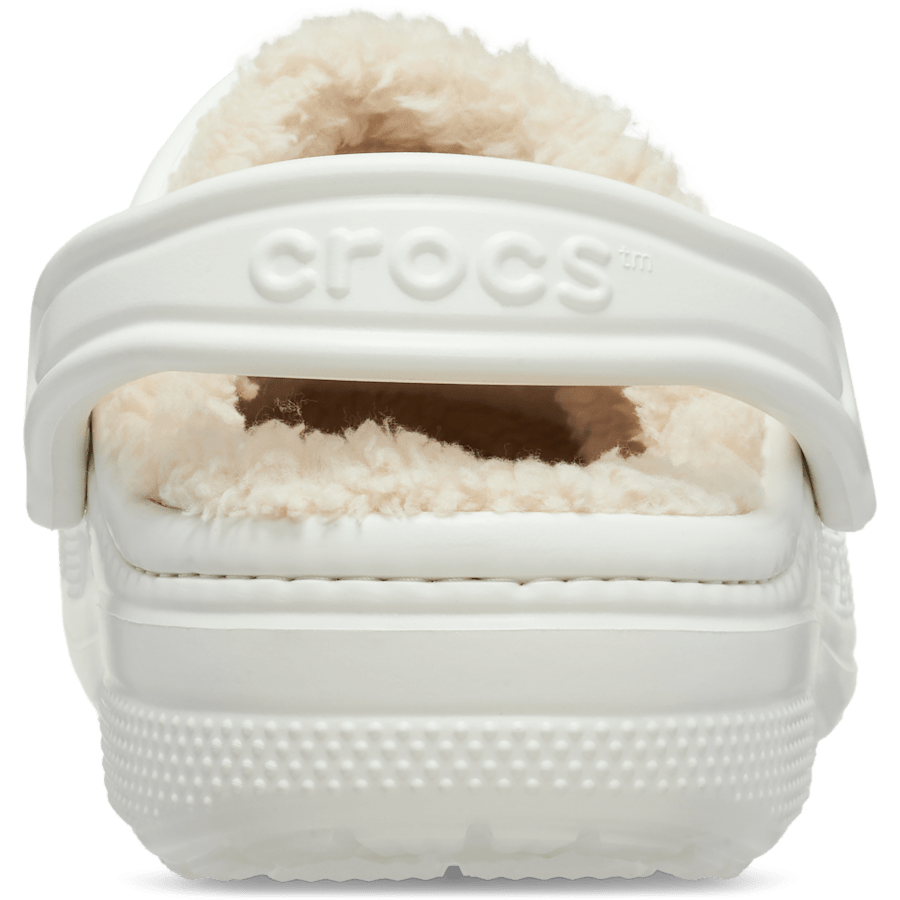 Almost White Baya Lined Clog - Back - Crocs
