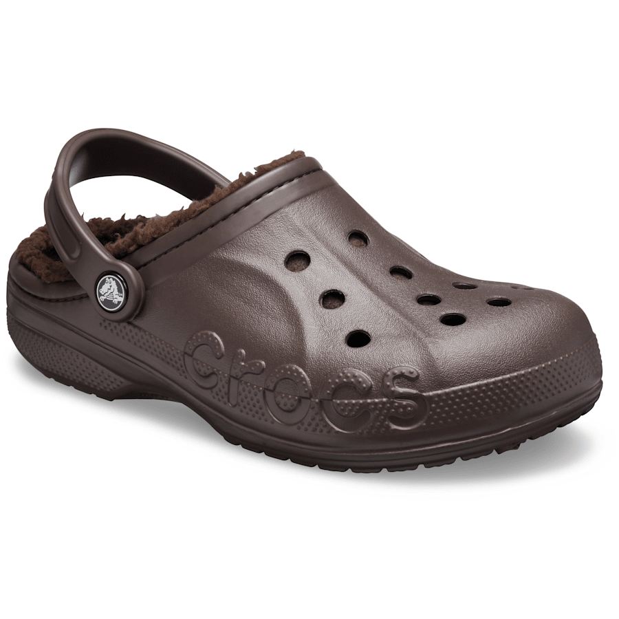 Espresso / Espresso Baya Lined Clog - Angle - Crocs