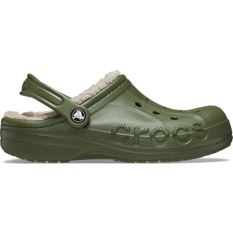 Army Green / Multi Baya Lined Clog - Side - Crocs