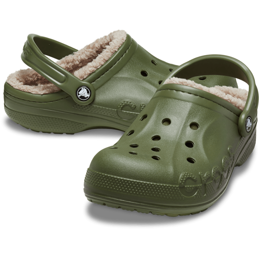 Army Green / Multi Baya Lined Clog - Pair - Crocs