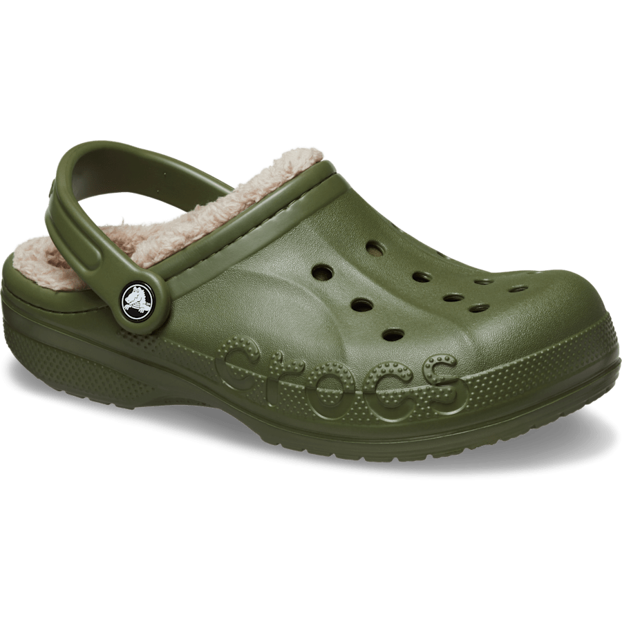 Army Green / Multi Baya Lined Clog - Angle - Crocs