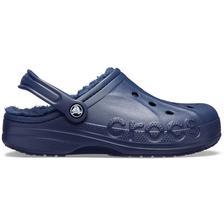Navy / Navy Baya Lined Clog - Side - Crocs
