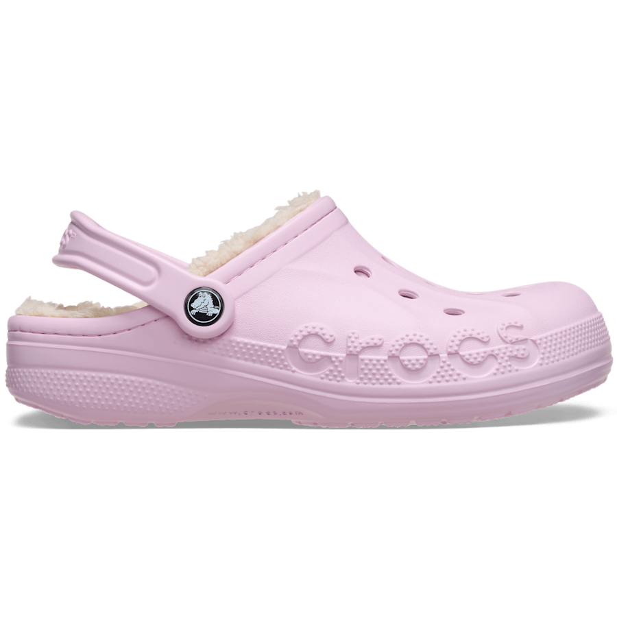 Ballerina Pink Baya Lined Clog - Side - Crocs