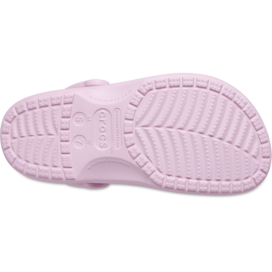 Ballerina Pink Baya Lined Clog - Bottom - Crocs