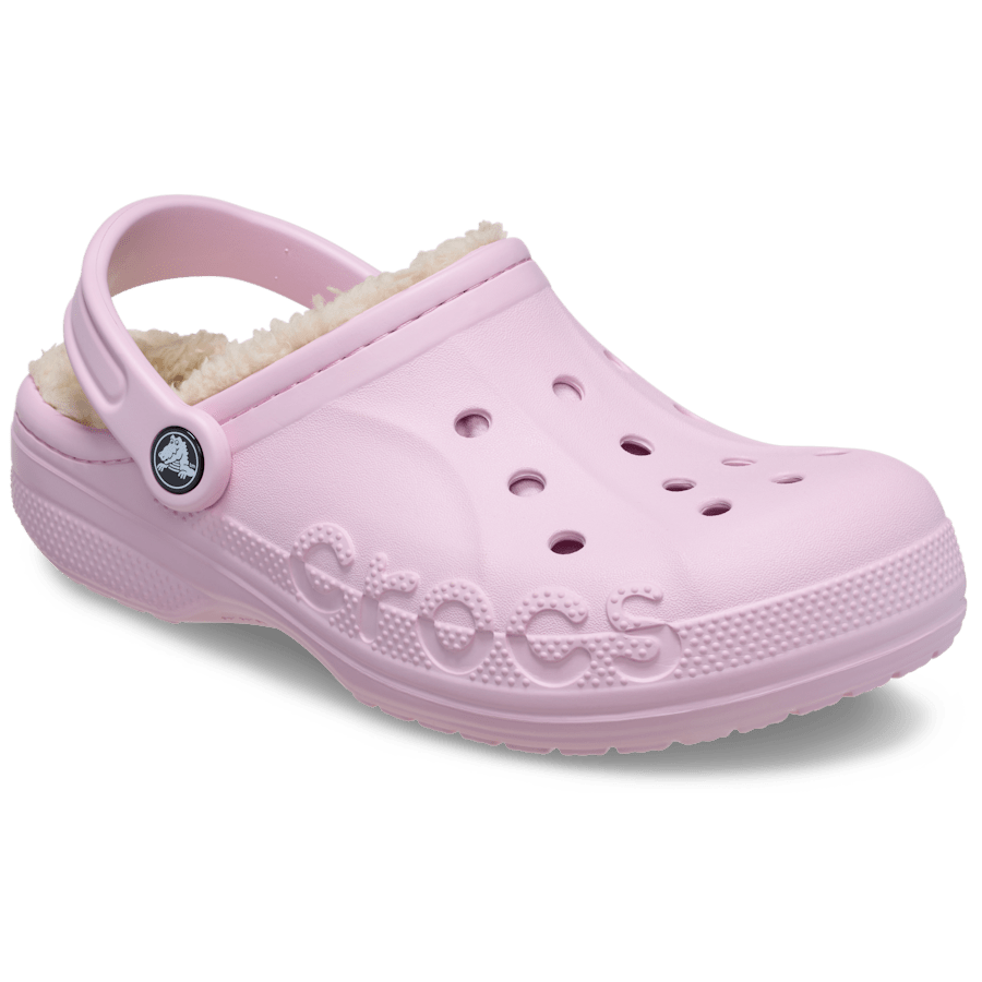 Ballerina Pink Baya Lined Clog - Angle - Crocs