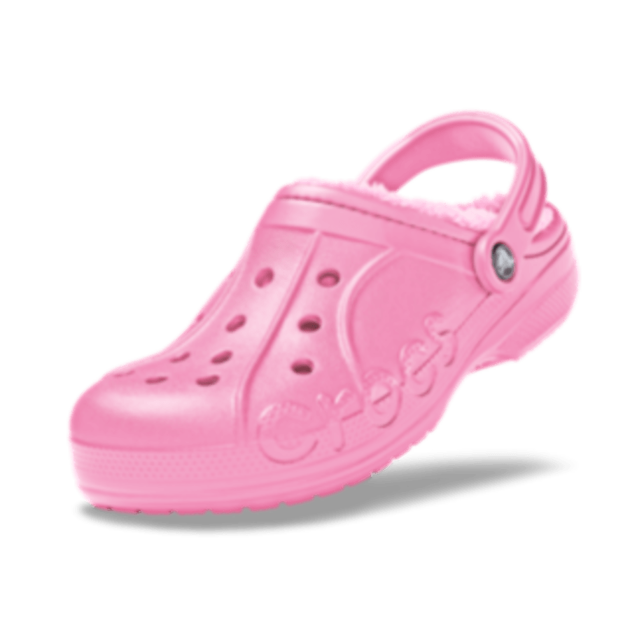 Pink Lemonade / Pink Lemonade Baya Lined Clog - Angle - Crocs
