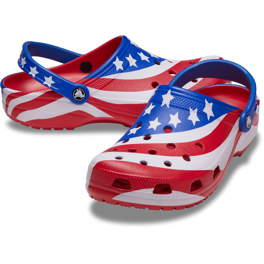 Multi Classic American Flag Clog - Pair - Crocs