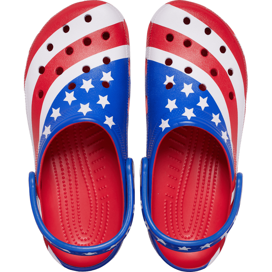 Multi Classic American Flag Clog - Top - Crocs