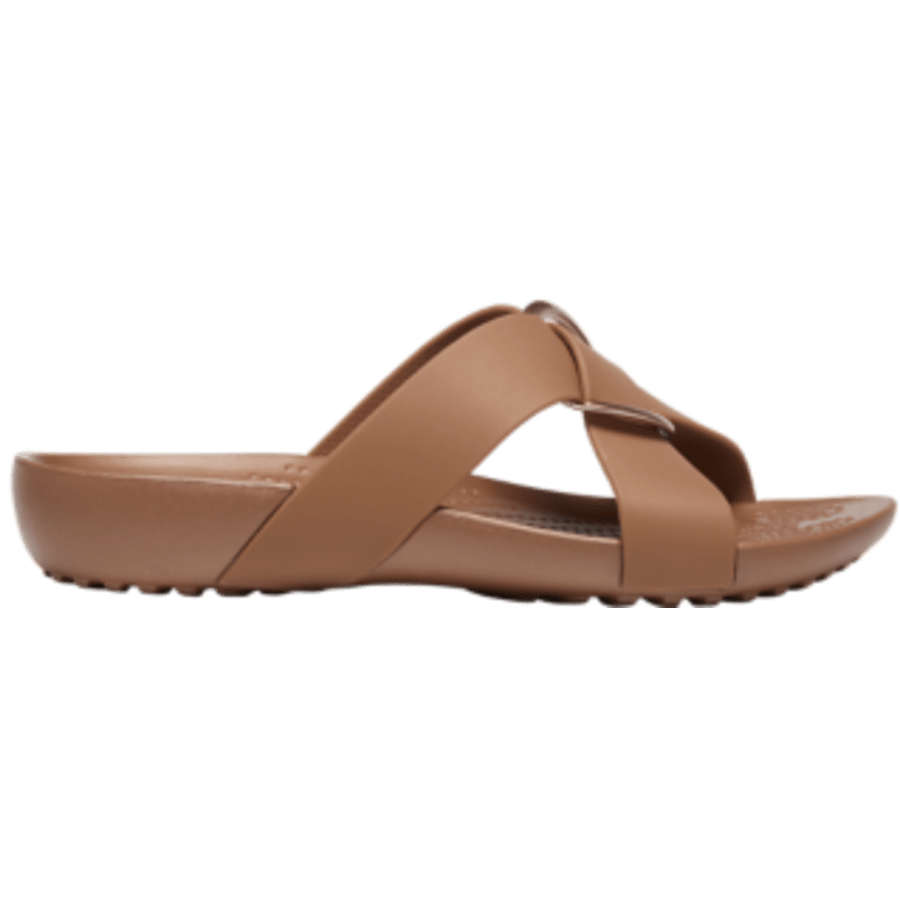 Colour Women's Crocs Serena Cross-Band Slide - Side - Crocs