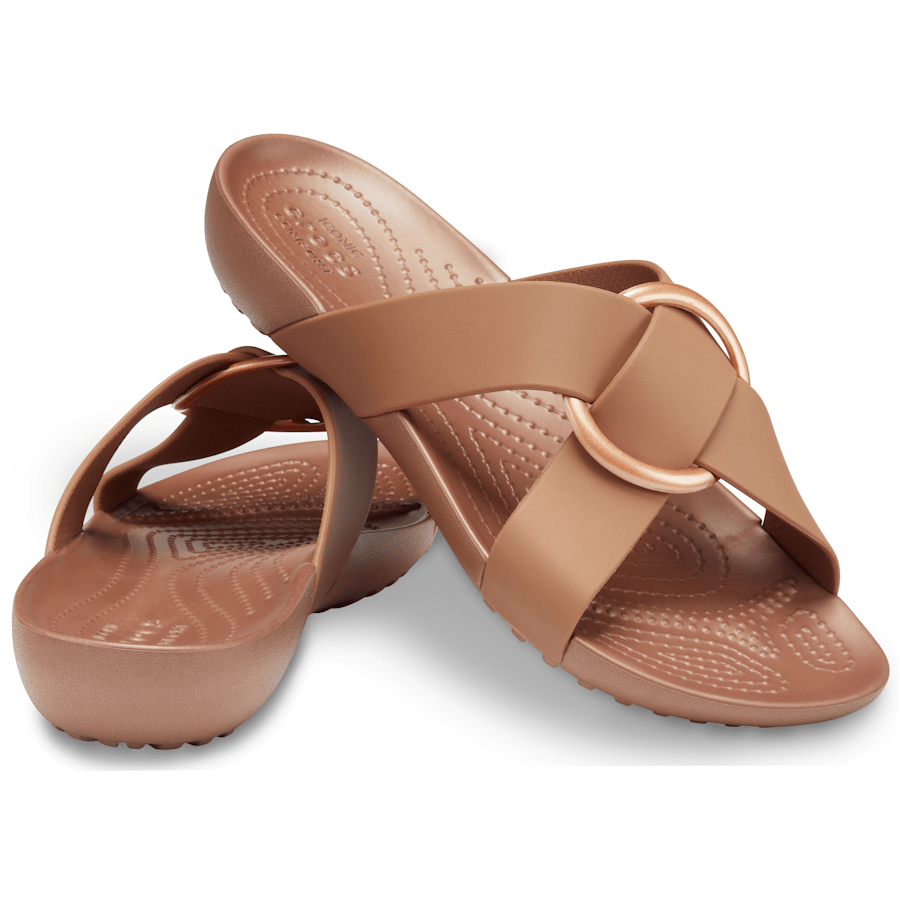 Colour Women's Crocs Serena Cross-Band Slide - Pair - Crocs