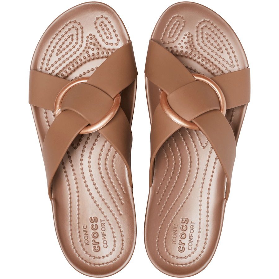 Colour Women's Crocs Serena Cross-Band Slide - Top - Crocs