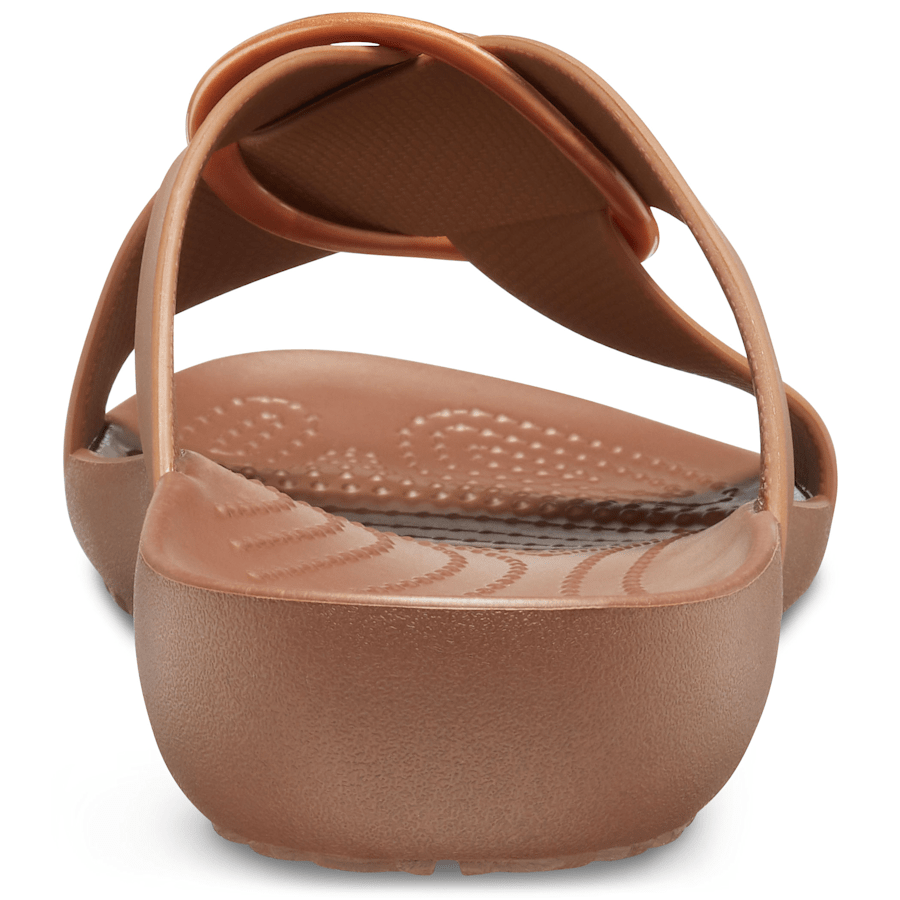 Colour Women's Crocs Serena Cross-Band Slide - Back - Crocs