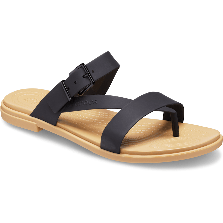Color Women's Crocs Tulum Toe Post Sandal - Angle - Crocs