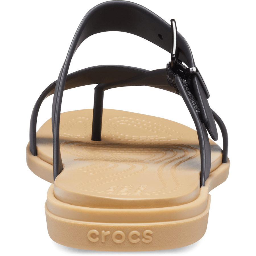 Color Women's Crocs Tulum Toe Post Sandal - Back - Crocs