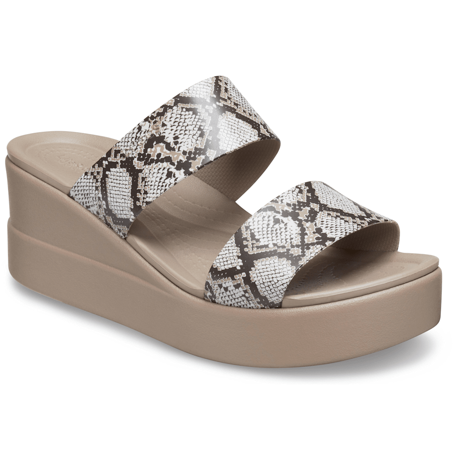 Color Women’s Crocs Brooklyn Mid Wedge - Angle - Crocs