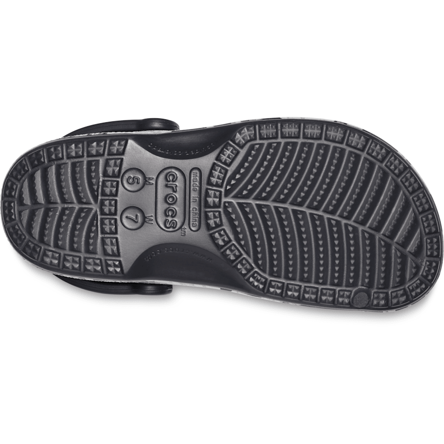 Black / Floral Baya Seasonal Printed Clog - Bottom - Crocs