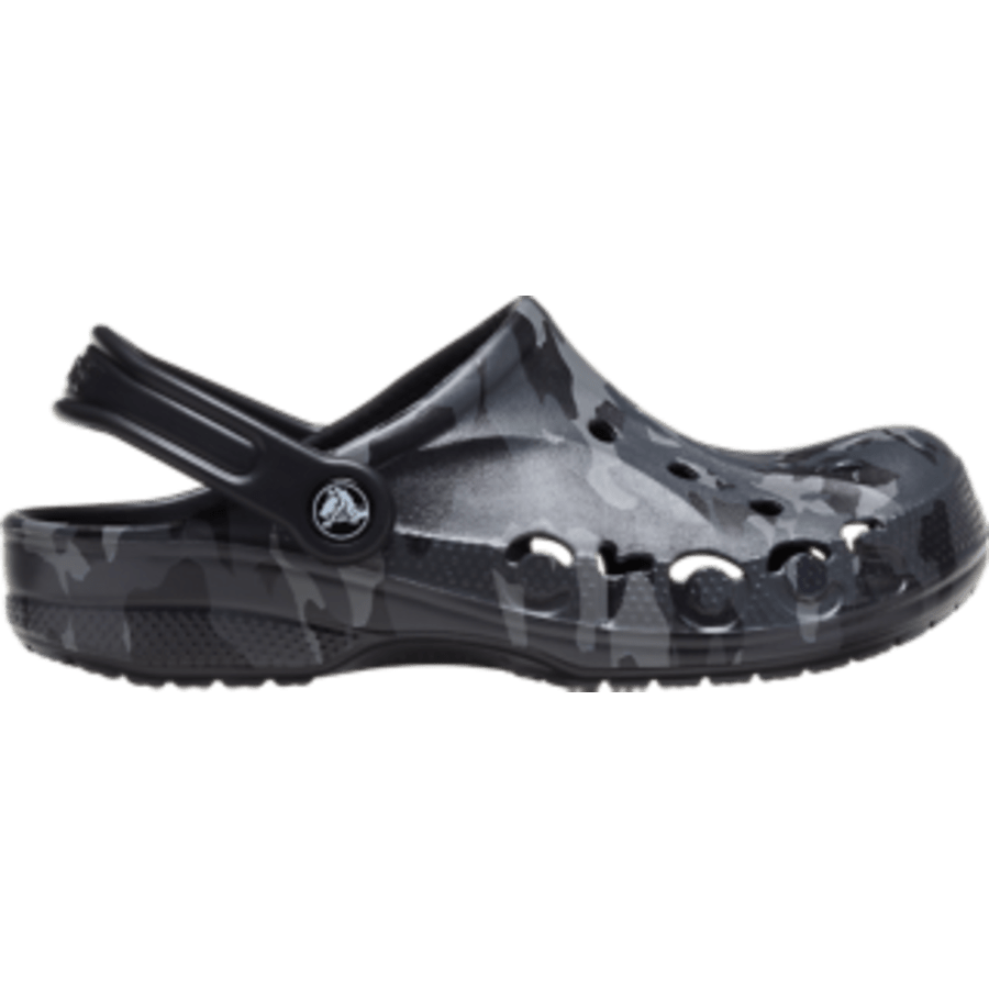 Black/Camo Baya Seasonal Printed Clog - Side - Crocs