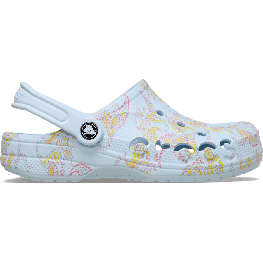 Mineral Blue/Cassis Baya Seasonal Printed Clog - Side - Crocs