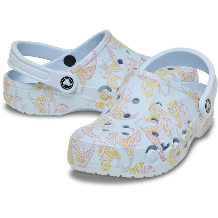 Mineral Blue/Cassis Baya Seasonal Printed Clog - Pair - Crocs