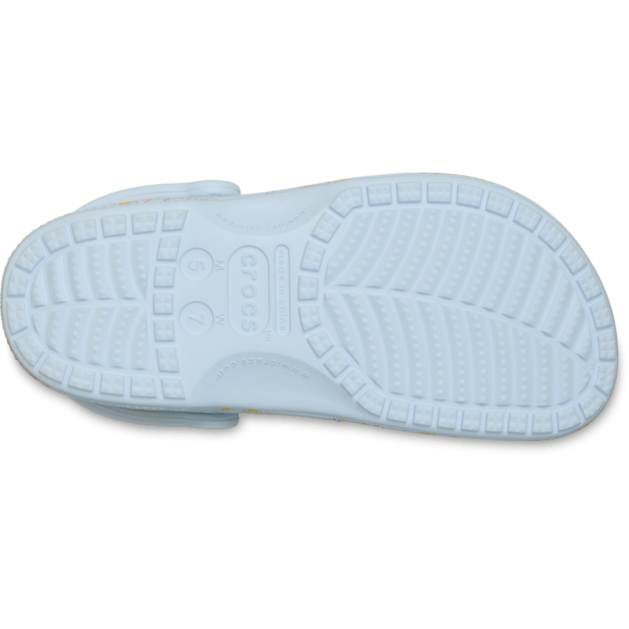 Mineral Blue/Cassis Baya Seasonal Printed Clog - Bottom - Crocs