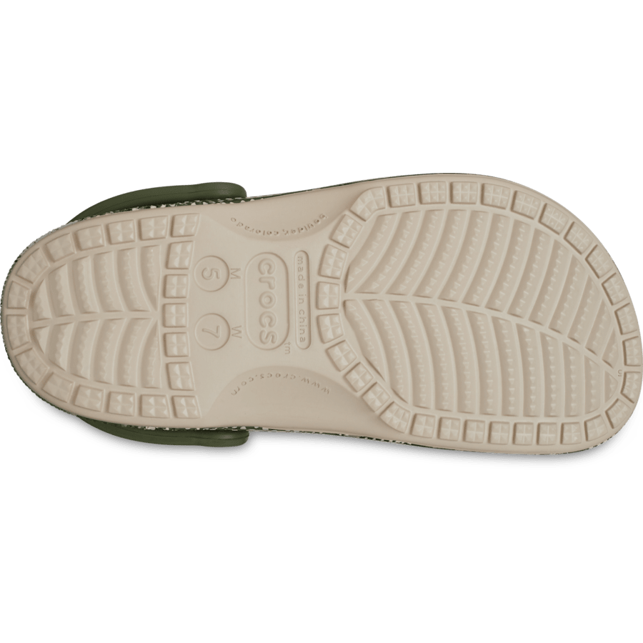 Cobblestone Baya Seasonal Printed Clog - Bottom - Crocs
