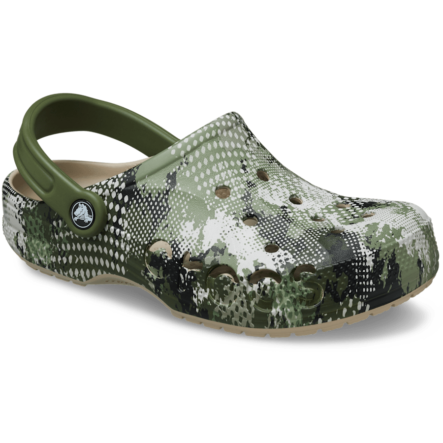 Cobblestone Baya Seasonal Printed Clog - Angle - Crocs