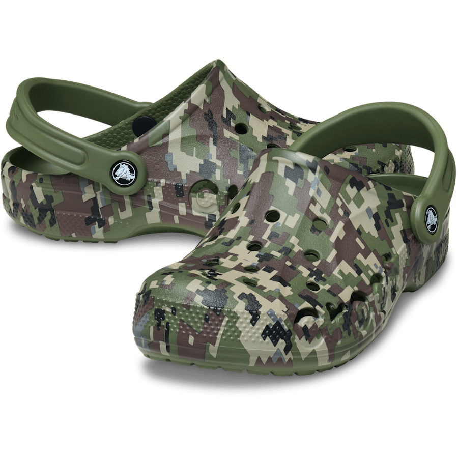 Army Green / Multi Baya Seasonal Printed Clog - Paar - Crocs