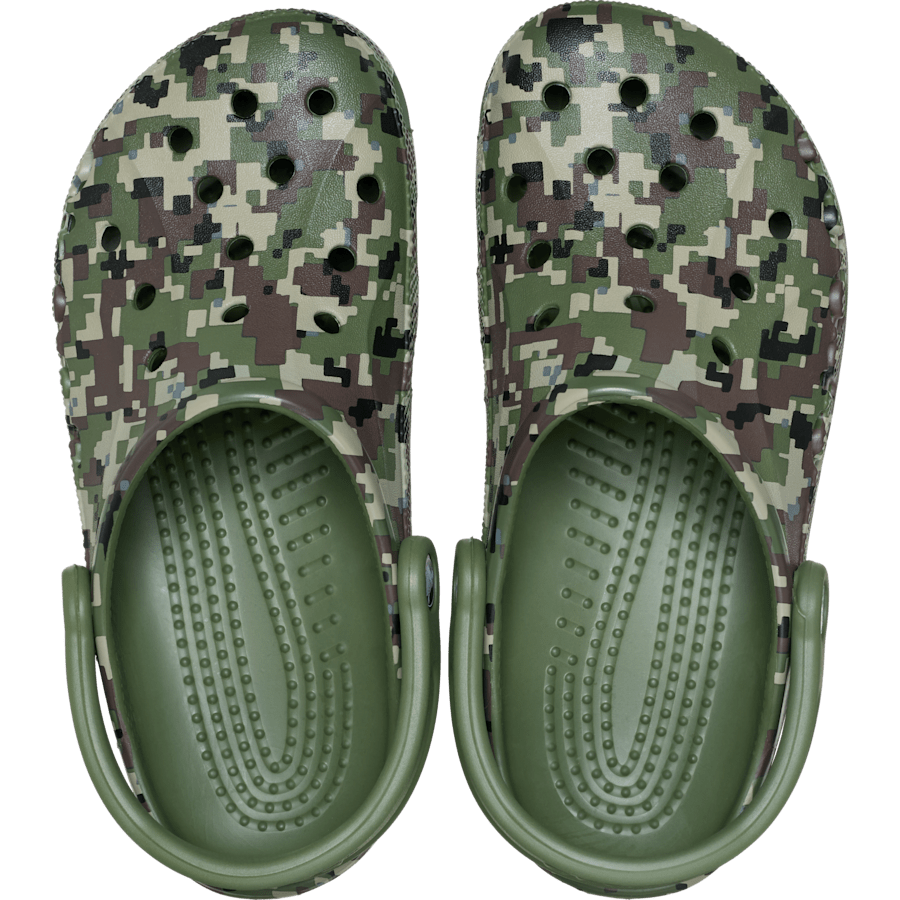 Army Green / Multi Baya Seasonal Printed Clog - Draufsicht - Crocs