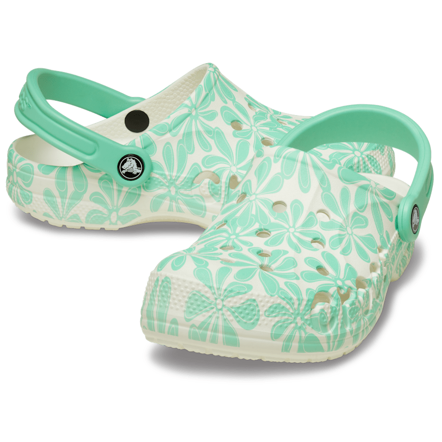 Pistachio Baya Seasonal Printed Clog - Pair - Crocs