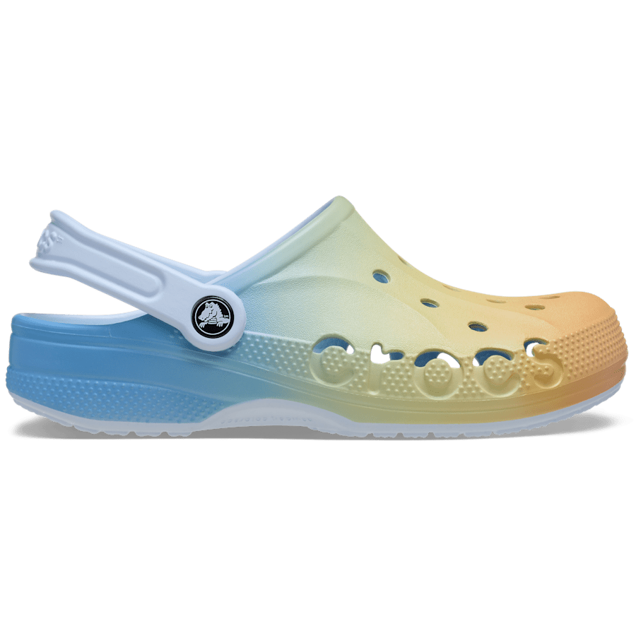 Mineral Blue Baya Seasonal Printed Clog - Side - Crocs
