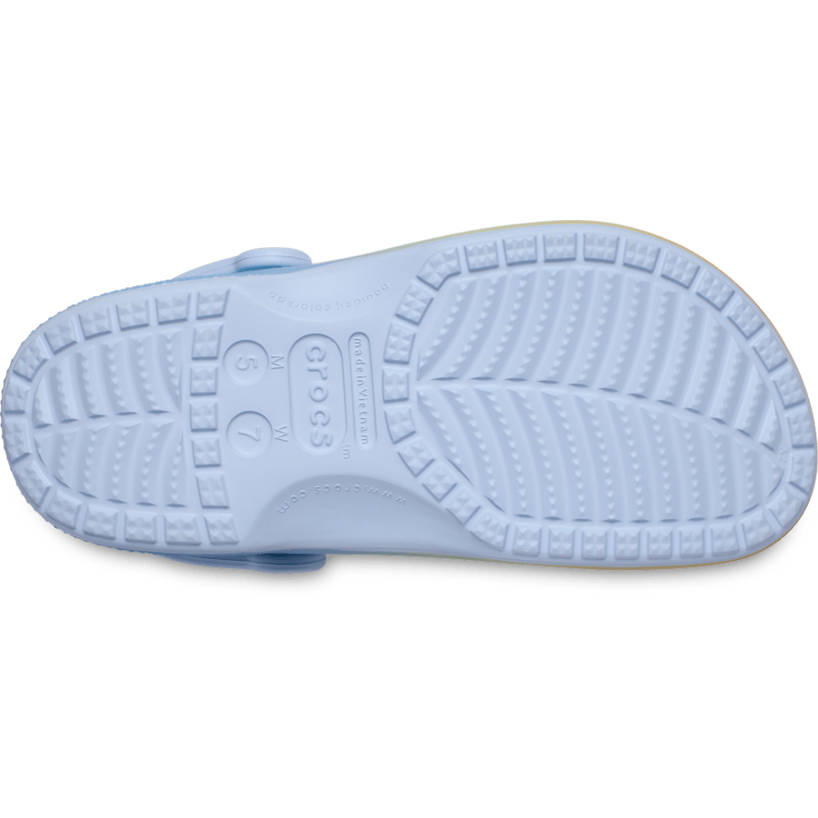 Mineral Blue Baya Seasonal Printed Clog - Bottom - Crocs
