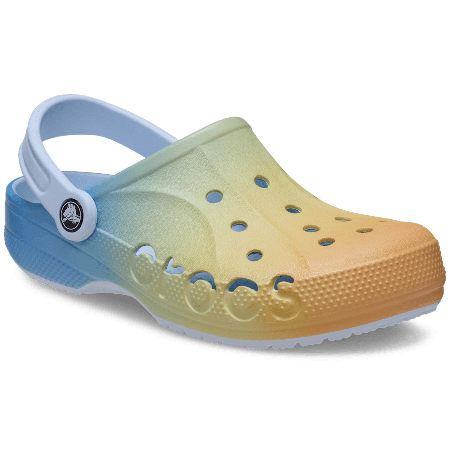 Mineral Blue Baya Seasonal Printed Clog - Angle - Crocs