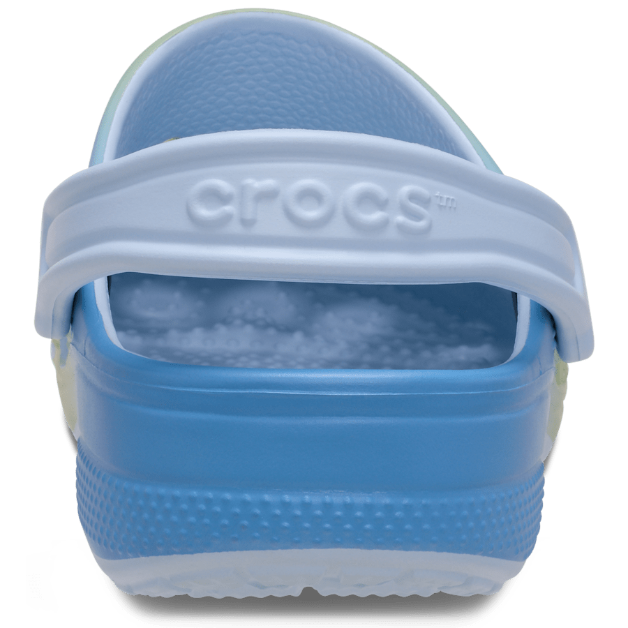 Mineral Blue Baya Seasonal Printed Clog - Back - Crocs
