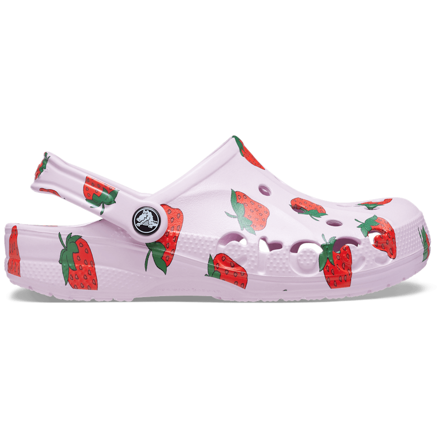 Ballerina Pink Baya Seasonal Printed Clog - Side - Crocs