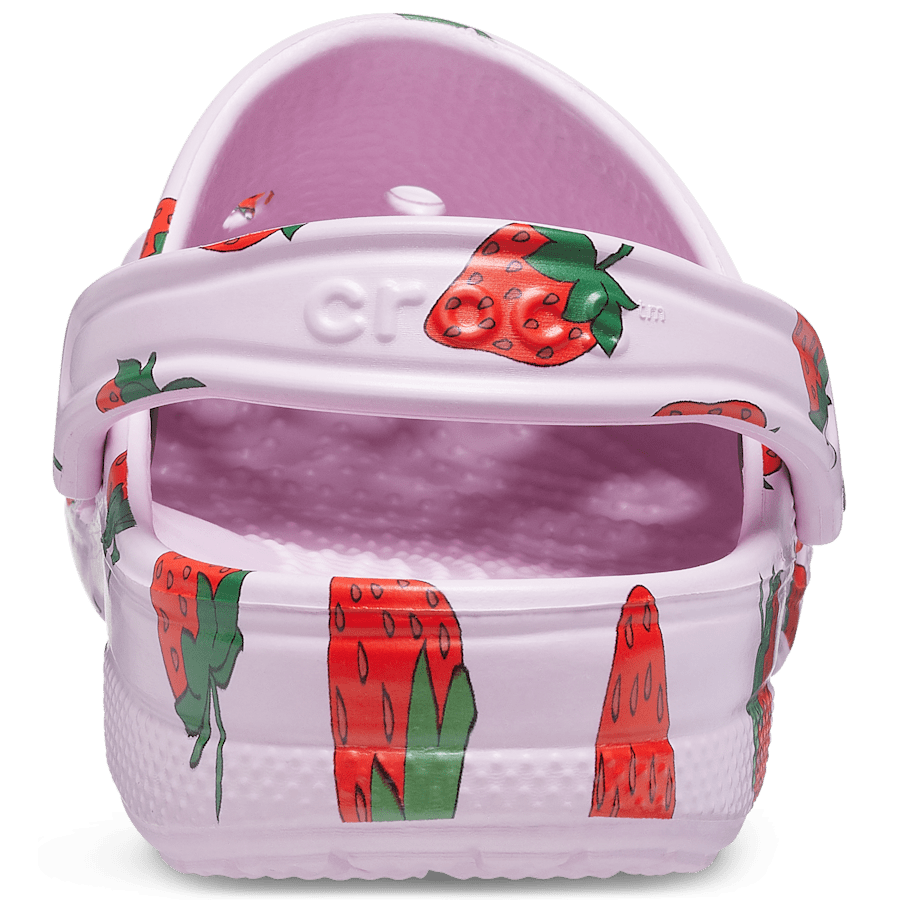 Ballerina Pink Baya Seasonal Printed Clog - Back - Crocs
