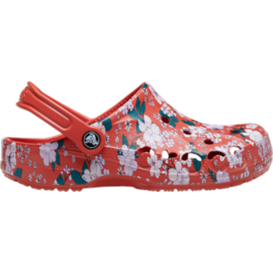 Spicy Orange Baya Seasonal Printed Clog - Side - Crocs