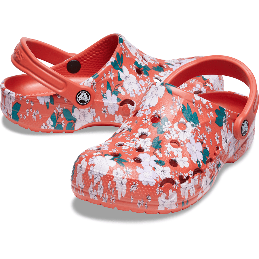 Spicy Orange Baya Seasonal Printed Clog - Pair - Crocs