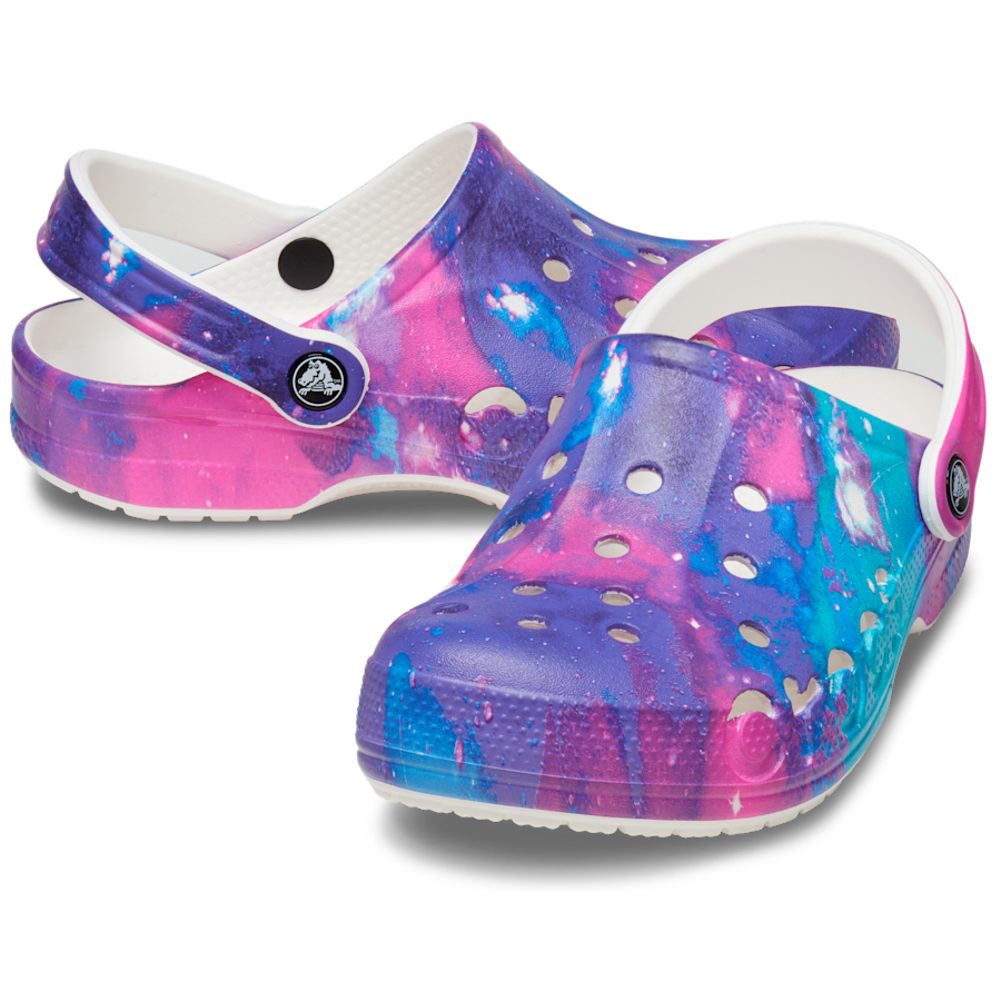 White / Multi Baya Seasonal Printed Clog - Pair - Crocs
