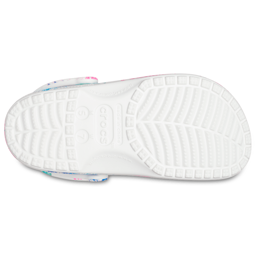 White / Multi Baya Seasonal Printed Clog - Bottom - Crocs